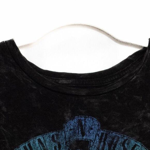 Guns N Roses Men Black T Shirt Acid Wash Appetite for Destruction Short Sleeve S - Picture 6 of 7